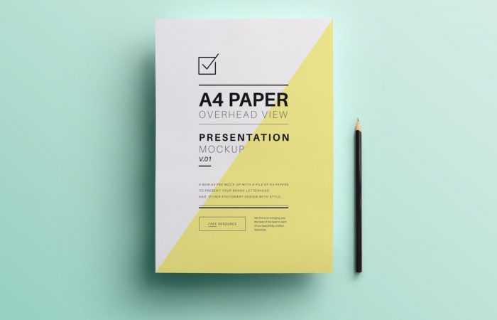 Bold, Angular Paper Presentation